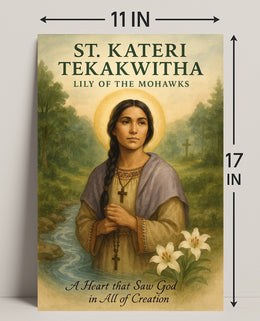 St. Kateri Tekakwitha Lily of the Mohawks Poster PosterGoat