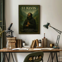St. Kevin The Solitary Saint Poster PosterGoat