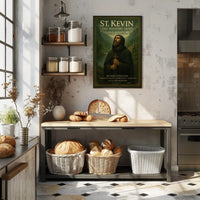 St. Kevin The Solitary Saint Poster PosterGoat