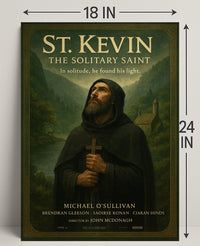 St. Kevin The Solitary Saint Poster PosterGoat