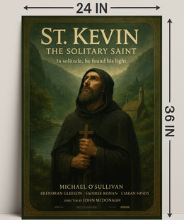 St. Kevin The Solitary Saint Poster PosterGoat