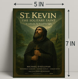 St. Kevin The Solitary Saint Poster PosterGoat