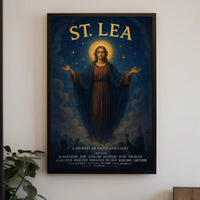 St. Lea A Journey Of Faith And Light Poster PosterGoat