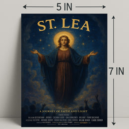 St. Lea A Journey Of Faith And Light Poster PosterGoat