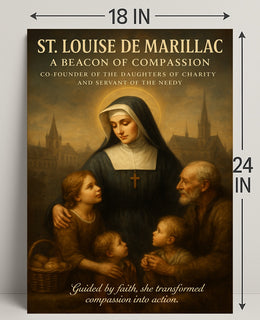 St. Louise De Marillac A Beacon Of Poster PosterGoat