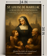 St. Louise De Marillac A Beacon Of Poster PosterGoat
