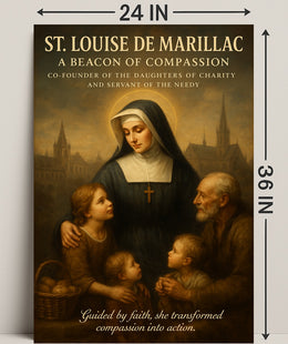 St. Louise De Marillac A Beacon Of Poster PosterGoat