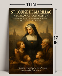 St. Louise De Marillac A Beacon Of Poster PosterGoat