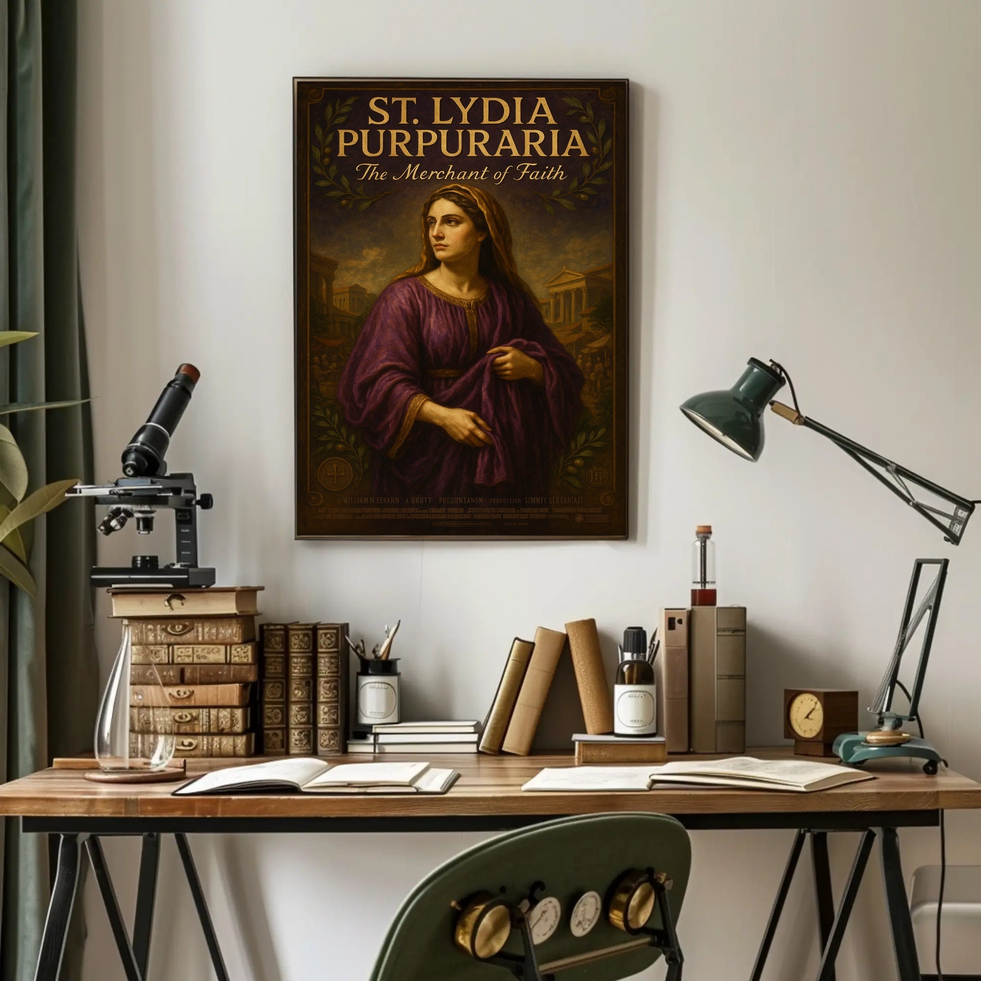 St. Lydia Purpuraria The Merchant Of Poster PosterGoat
