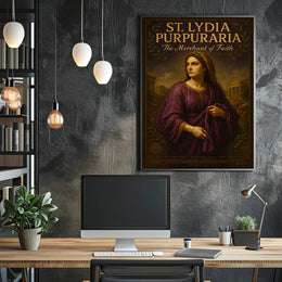 St. Lydia Purpuraria The Merchant Of Poster PosterGoat