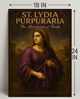 St. Lydia Purpuraria The Merchant Of Poster PosterGoat
