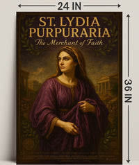 St. Lydia Purpuraria The Merchant Of Poster PosterGoat