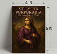 St. Lydia Purpuraria The Merchant Of Poster PosterGoat