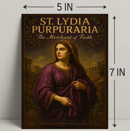 St. Lydia Purpuraria The Merchant Of Poster PosterGoat