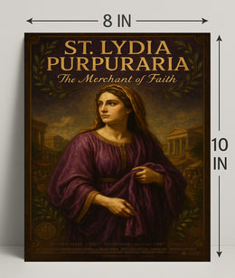 St. Lydia Purpuraria The Merchant Of Poster PosterGoat