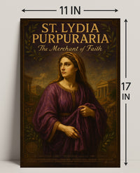 St. Lydia Purpuraria The Merchant Of Poster PosterGoat
