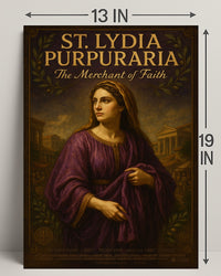 St. Lydia Purpuraria The Merchant Of Poster PosterGoat