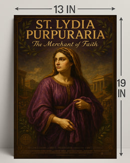 St. Lydia Purpuraria The Merchant Of Poster PosterGoat