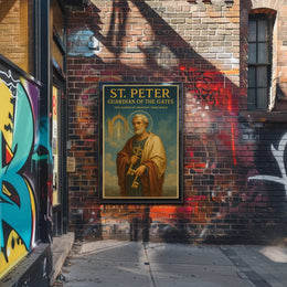St. Peter Guardian Of The Gates Poster PosterGoat