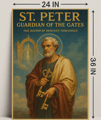 St. Peter Guardian Of The Gates Poster PosterGoat