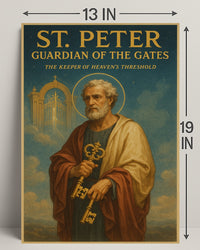 St. Peter Guardian Of The Gates Poster PosterGoat