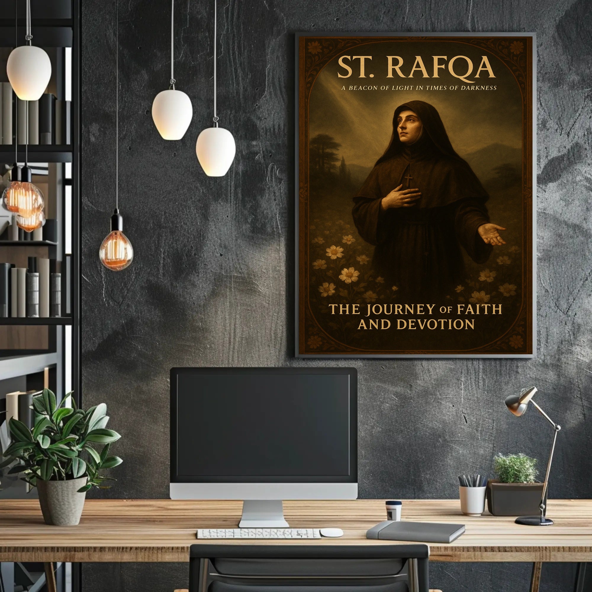 St. Rafqa A Beacon Of Light Poster PosterGoat