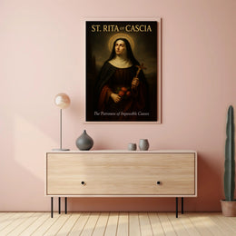 St. Rita Of Cascia The Patroness Of Poster PosterGoat