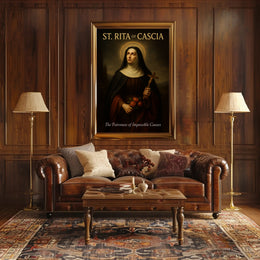 St. Rita Of Cascia The Patroness Of Poster PosterGoat