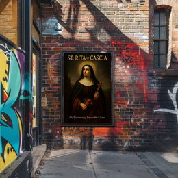 St. Rita Of Cascia The Patroness Of Poster PosterGoat