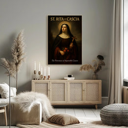 St. Rita Of Cascia The Patroness Of Poster PosterGoat