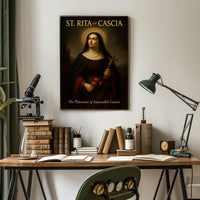 St. Rita Of Cascia The Patroness Of Poster PosterGoat