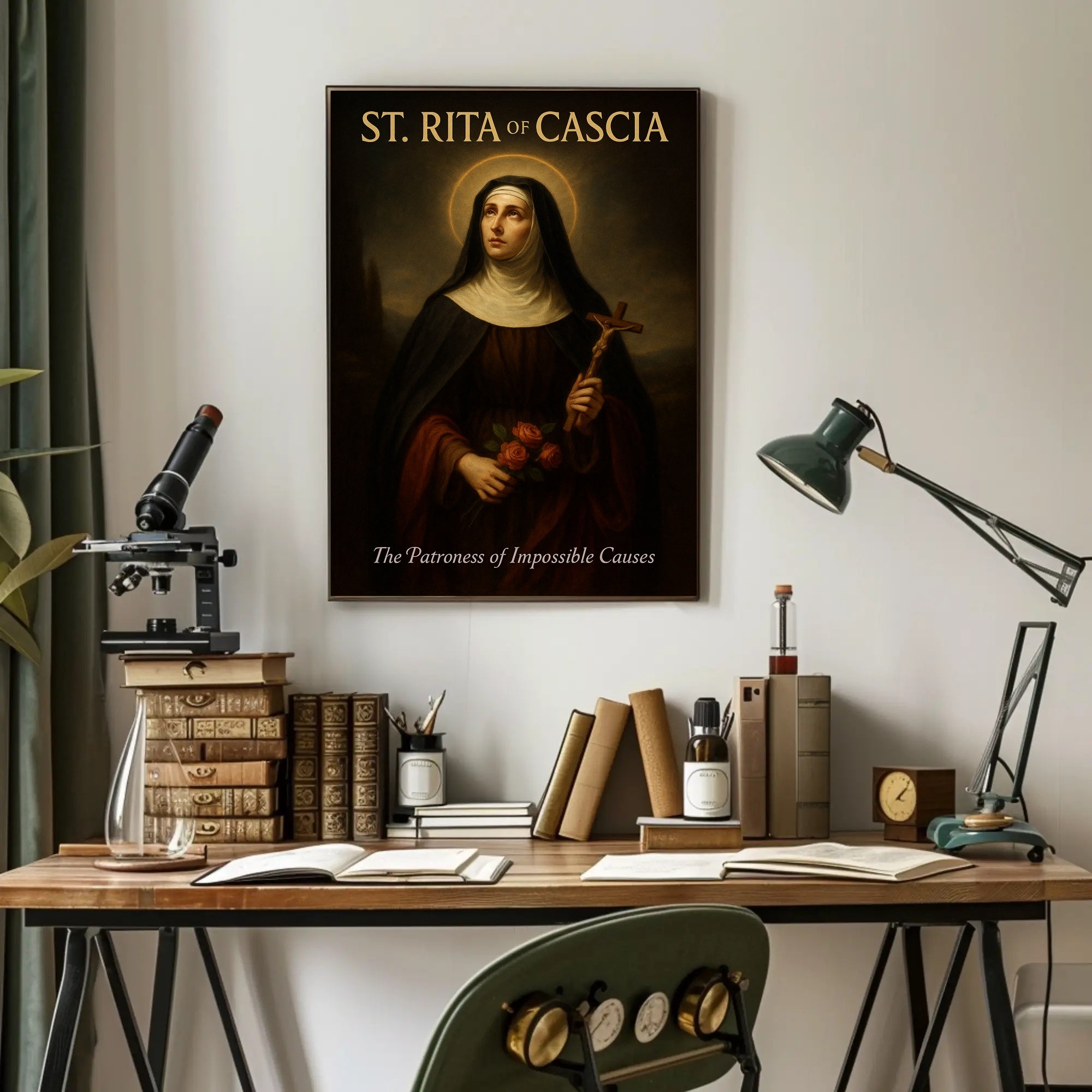 St. Rita Of Cascia The Patroness Of Poster PosterGoat