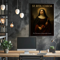 St. Rita Of Cascia The Patroness Of Poster PosterGoat