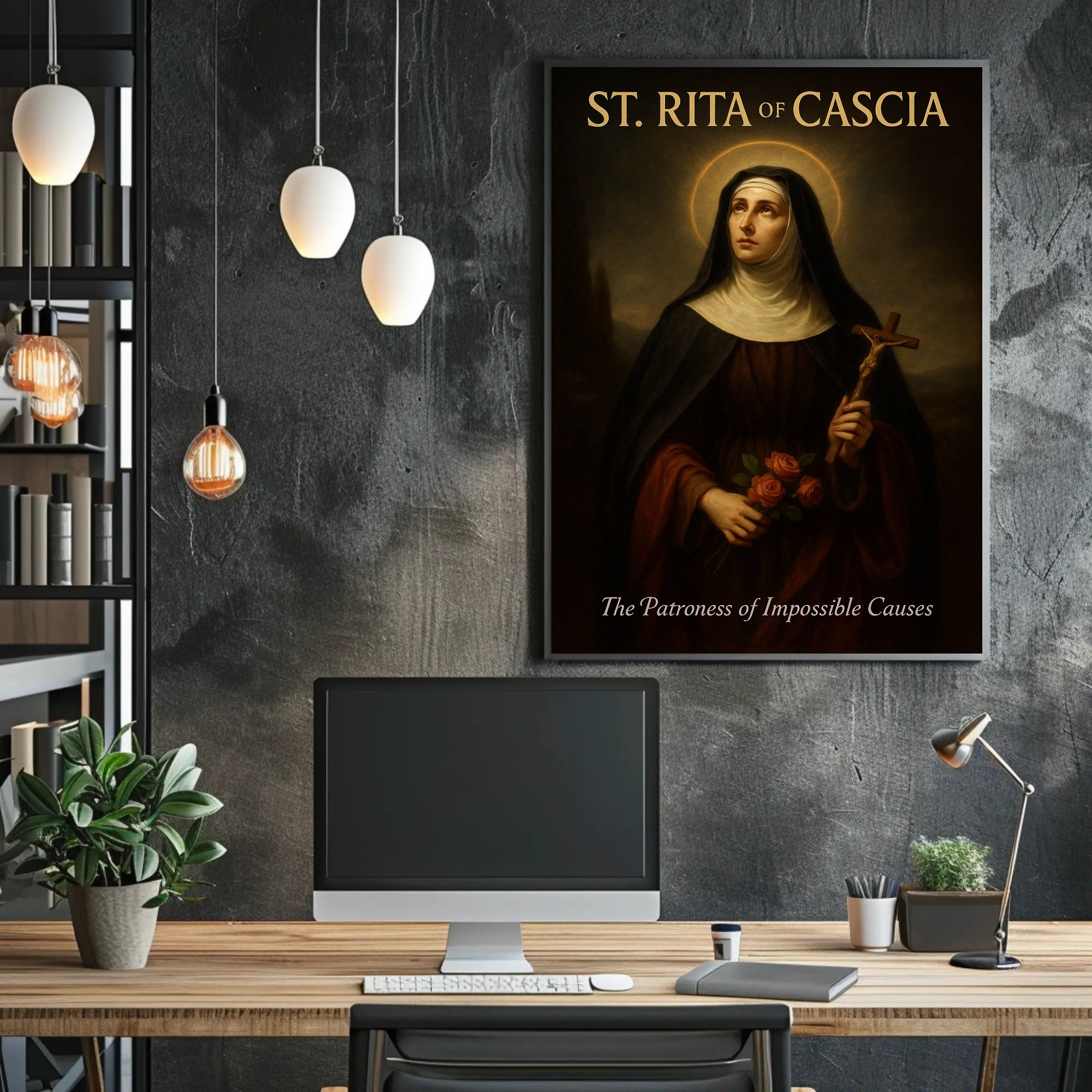 St. Rita Of Cascia The Patroness Of Poster PosterGoat