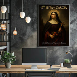 St. Rita Of Cascia The Patroness Of Poster PosterGoat