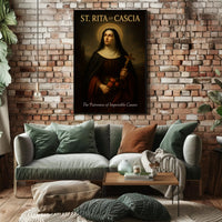 St. Rita Of Cascia The Patroness Of Poster PosterGoat