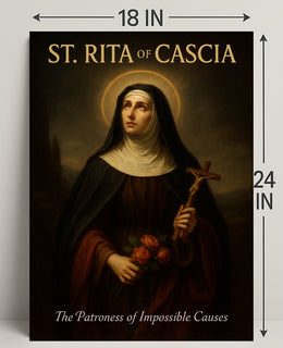 St. Rita Of Cascia The Patroness Of Poster PosterGoat