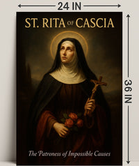 St. Rita Of Cascia The Patroness Of Poster PosterGoat