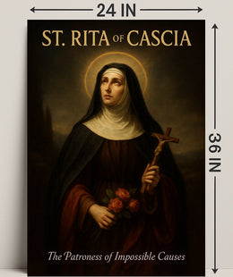 St. Rita Of Cascia The Patroness Of Poster PosterGoat