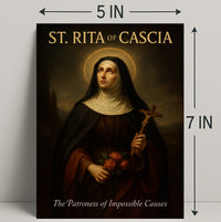 St. Rita Of Cascia The Patroness Of Poster PosterGoat