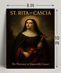 St. Rita Of Cascia The Patroness Of Poster PosterGoat