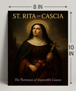 St. Rita Of Cascia The Patroness Of Poster PosterGoat