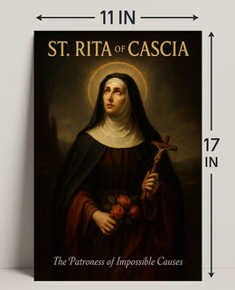 St. Rita Of Cascia The Patroness Of Poster PosterGoat