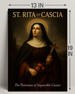 St. Rita Of Cascia The Patroness Of Poster PosterGoat