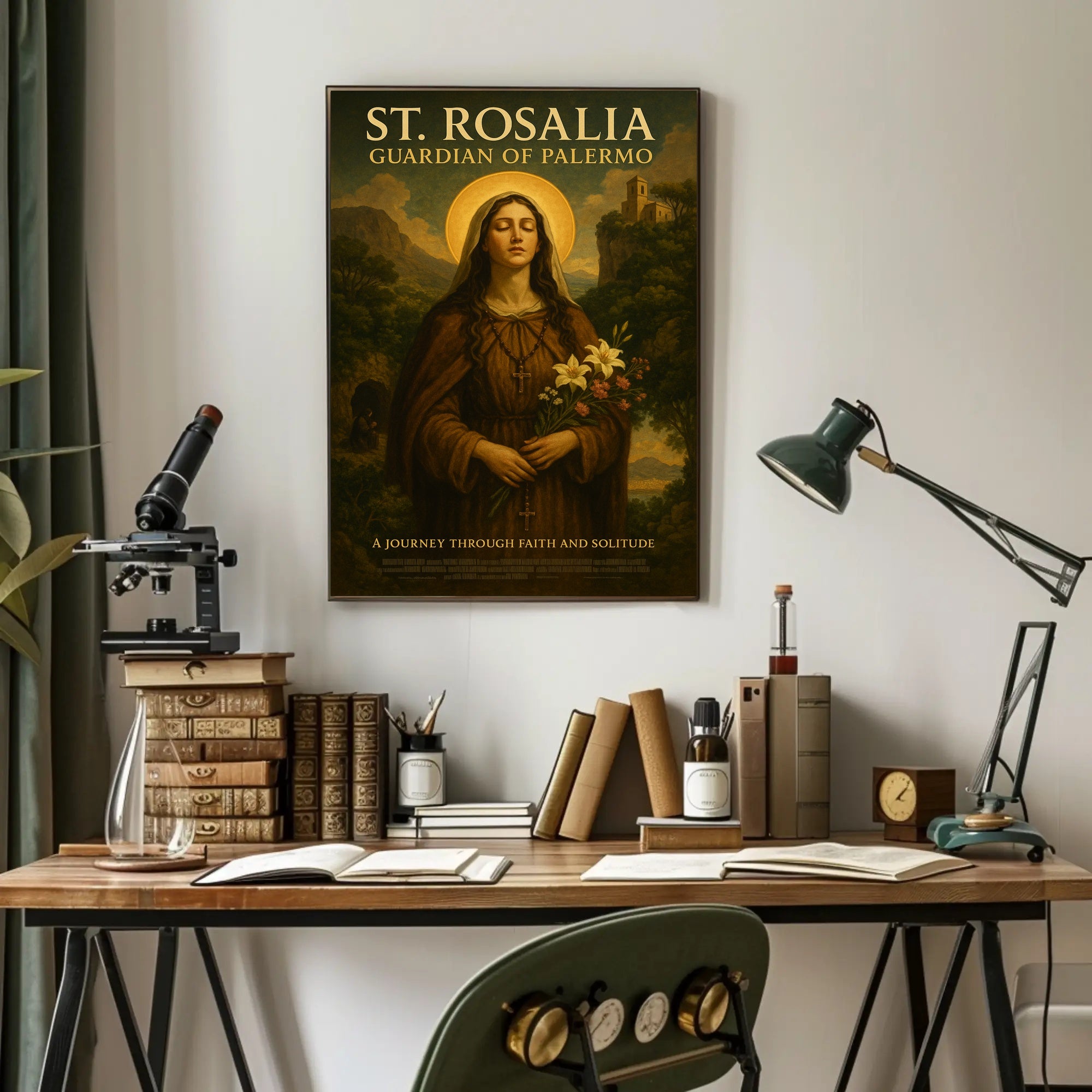 St. Rosalia Guardian Of Palermo Poster PosterGoat