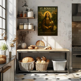 St. Rosalia Guardian Of Palermo Poster PosterGoat