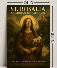St. Rosalia Guardian Of Palermo Poster PosterGoat