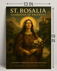 St. Rosalia Guardian Of Palermo Poster PosterGoat