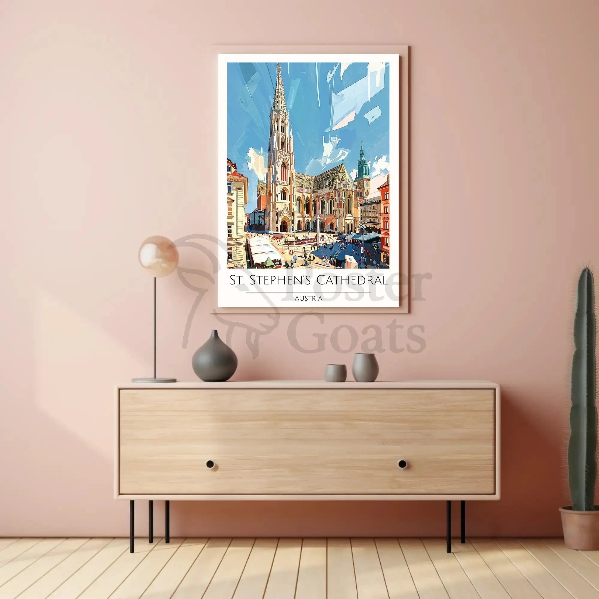 St. Stephen's Cathedral in Austria Poster PosterGoat