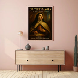 St. Teresa Of Avila The Mystic Of The Poster PosterGoat